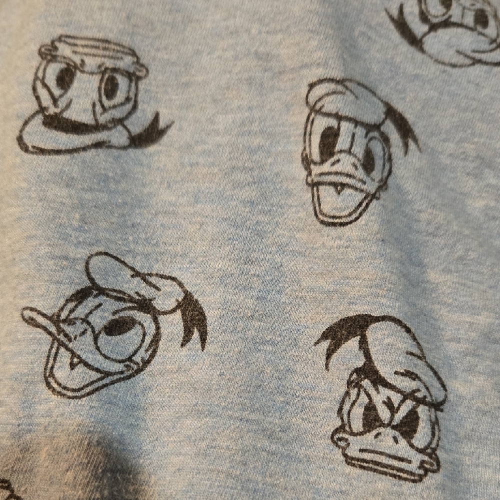 Disney Blue Pajama Pants with Cartoon Design